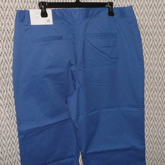 CJ Banks Capri Pants Classic Fit Cotton Stretch with Pockets 16 NWT - Picture 8 of 8